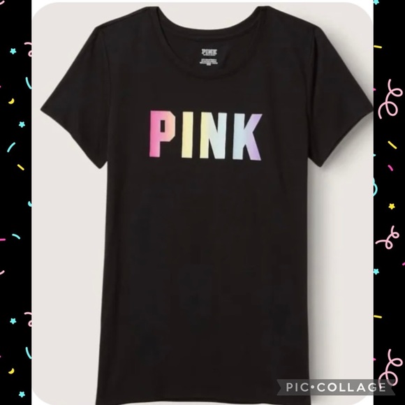 Victoria's Secret PINK rainbow outfit! tee and
ultimate leggings size xl NWT VS - Picture 8 of 10